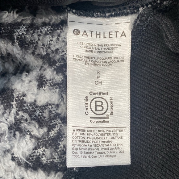 Athleta Tugga Sherpa Jacquard Hoodie - Picture 8 of 8